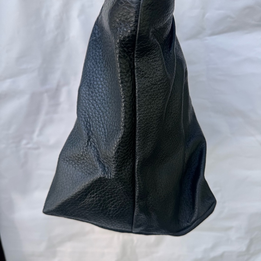 Pulicati // grey leather slouchy early 2000s purse - Picture 4 of 10